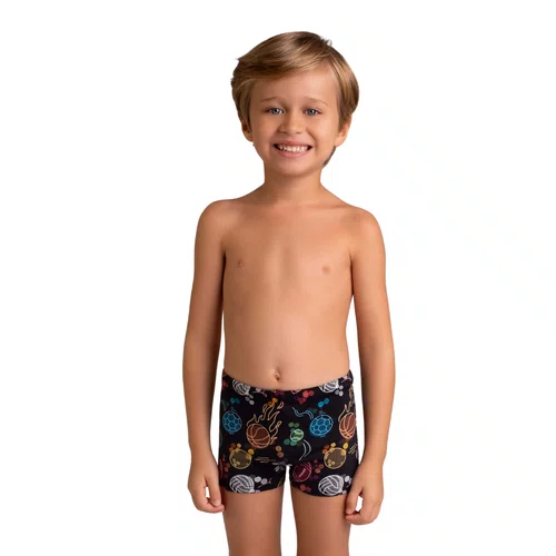 Sunga Boxer Bolas Sport Preto Dedeka