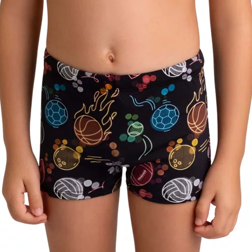 Sunga Boxer Bolas Sport Preto Dedeka