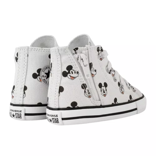 Tenis Cano Alto Branco Mickey Baby All Star