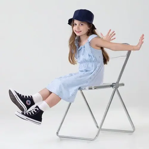 Tênis Cano Alto Chuck Taylor Preto e Orquídea All Star