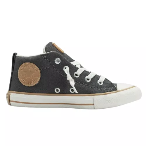 Tenis Cano Alto Chumbo Kids All Star