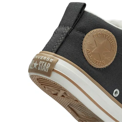 Tenis Cano Alto Chumbo Kids All Star