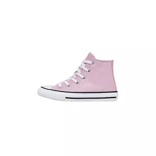 Tênis Cano Alto Rosa Brilhante All Star