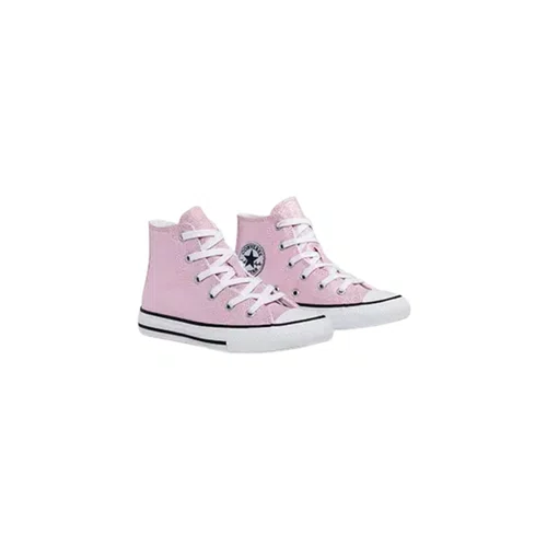 Tênis Cano Alto Rosa Brilhante All Star