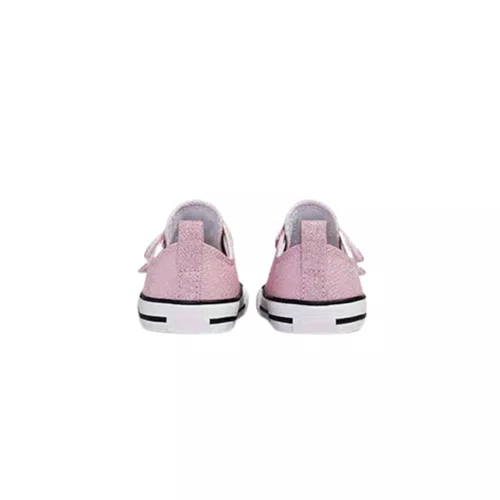 Tênis Cano Baixo Velcro Rosa Brilhante All Star