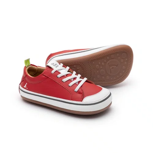 Tênis Couro Funky 20 Vermelho Tomate Tip Toey Joey