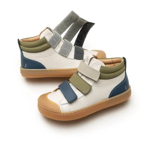 Tênis Couro Leap Tapioca Laguna Olive Tree Tip Toey Joey