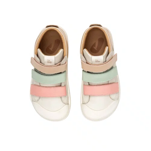 Tênis Couro Leap Tapioca Pink Lake Mint Tip Toey Joey