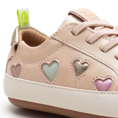 Tênis Couro Love 4 All Candy Cream Tip Toey Joey