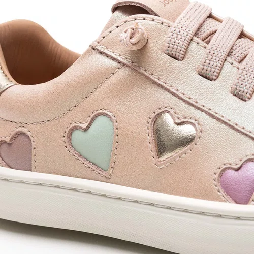 Tênis Couro Love 4 All Candy Cream Tip Toey Joey