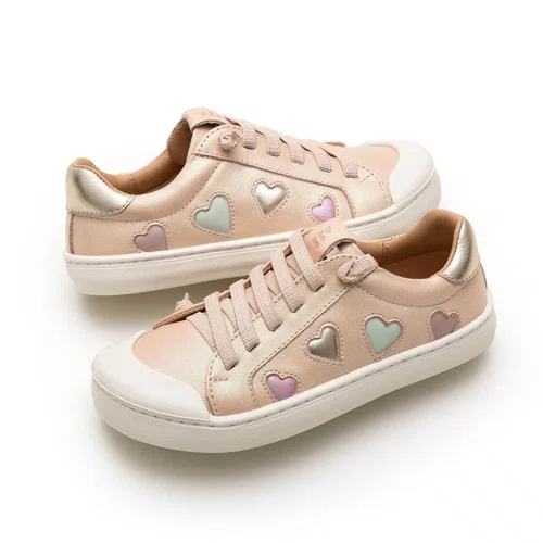 Tênis Couro Love 4 All Candy Cream Tip Toey Joey