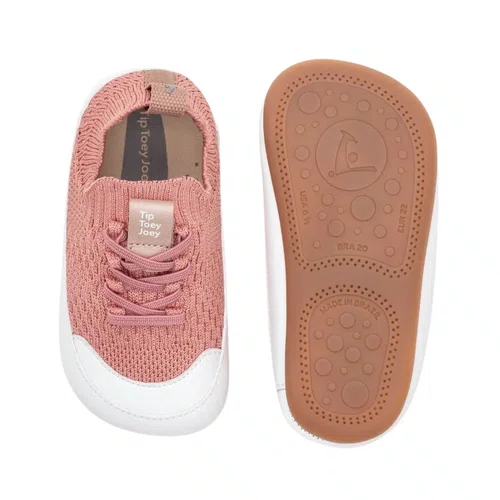 Tenis Easy Knit Rosa Velho Tip Toey Joey