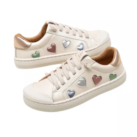 Tenis Love 4 All Heart Couro White Dream Tip Toey Joey