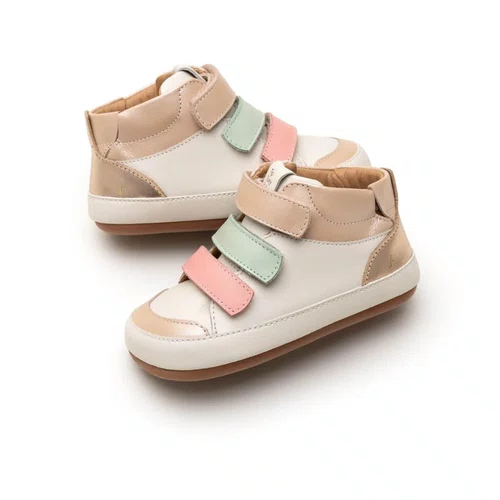 Tenis Metropoly Cano Alto Tapioca Pink Lake Mint Tip Toey Joey