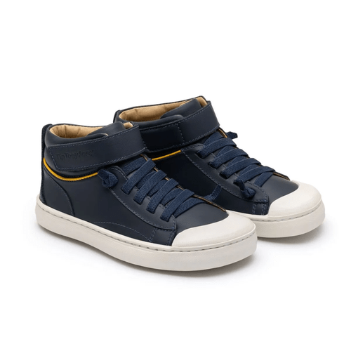 Tenis Peak Couro Navy Caja Tip Toey Joey