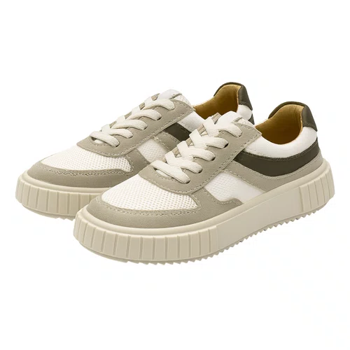Tenis Topspin Branco Grafite e Verde Gambo