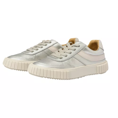 Tenis Topssin Girl Prata e Branco Gambo