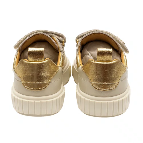 Tenis Trace Velcro Ouro Light Gambo