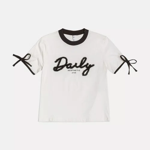 TShirt Baby Look Daily Off White Authoria