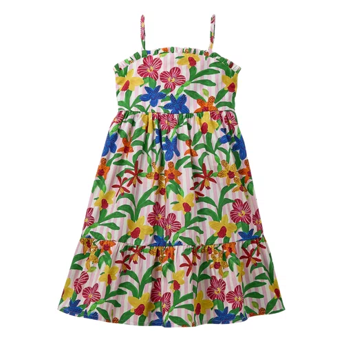 Vestido Alças Orquidário Fábula
