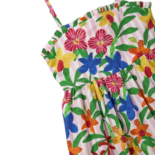 Vestido Alças Orquidário Fábula