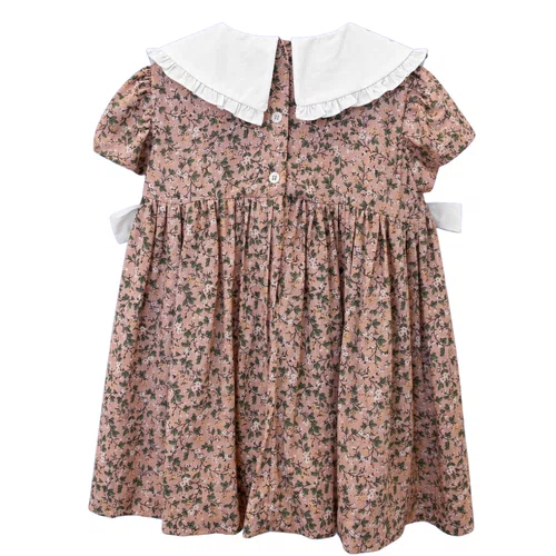 Vestido Bebê Floral Rosa Saint Germain Primo Bambino