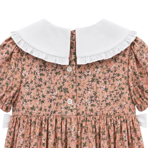 Vestido Bebê Floral Rosa Saint Germain Primo Bambino
