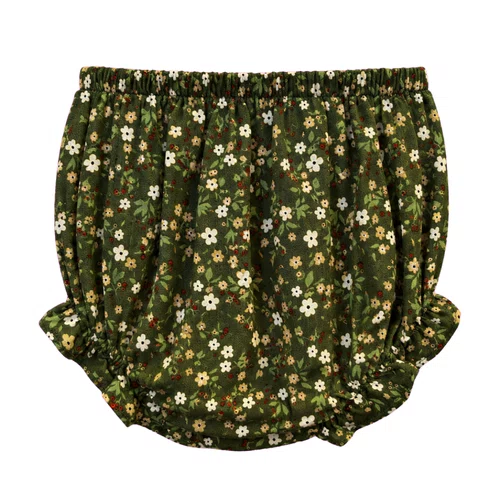 Vestido Bebê Gola Bordada Floresta Giverny Primo Bambino