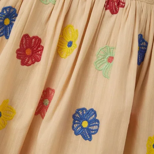 Vestido Bordado Encanto de Flor Fabula