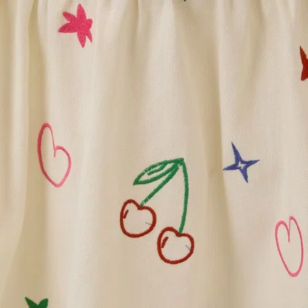 Vestido Bordado Pop Off White Farm Futura