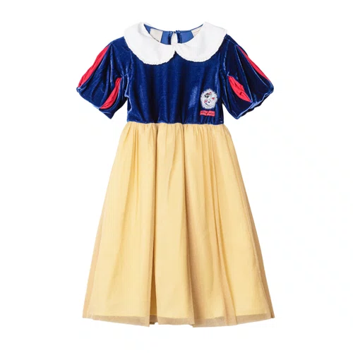 Vestido Classico Branca de Neve Princesa Anime