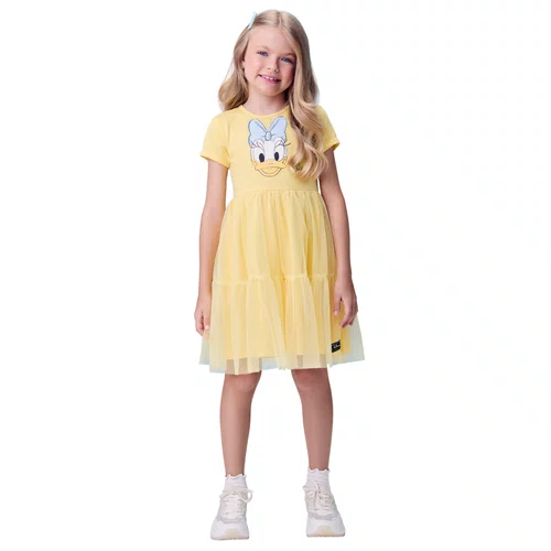 Vestido Daisy Amarelo Sunny Tule Momi