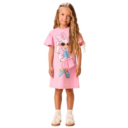 Vestido Daisy Saia de Tule Rosa Momi