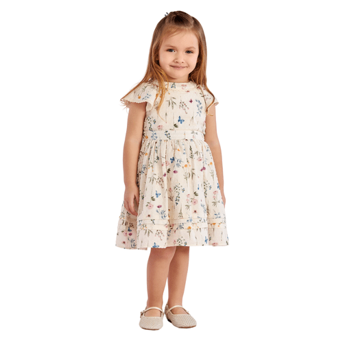 Vestido Dolce Giardino Off Petit Cherie