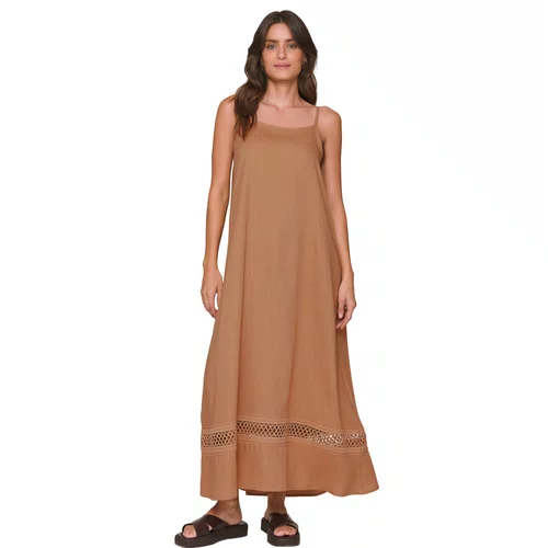 Vestido Especial Ready To Go Camel Lua Lua