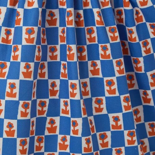 Vestido Fabula Silk Listras Jogo da Flor