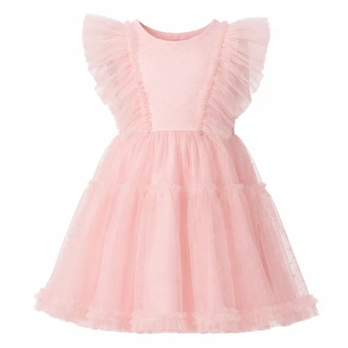 Vestido Festa Tule Poás Rosa Petit Cherie