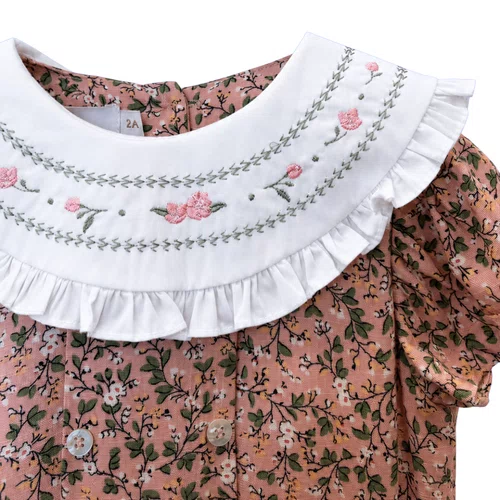 Vestido Kids Floral Rosa Saint Germain Primo Bambino
