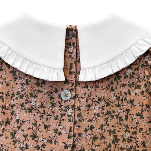 Vestido Kids Floral Rosa Saint Germain Primo Bambino