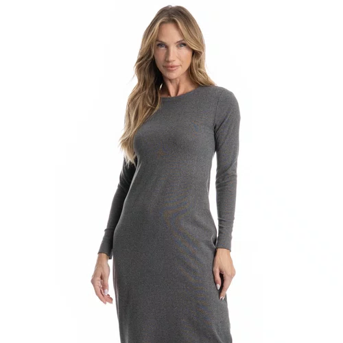 Vestido Luna Midi Mescla Preto Daniela Tombini