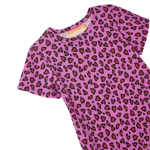 Vestido Malha Canelada Carinhonça Rosa Farm Futura