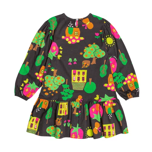 Vestido Malha Fazendinha Preto Bimbi