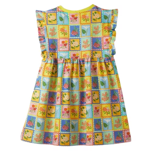 Vestido Malha Selo de Flor Fabula
