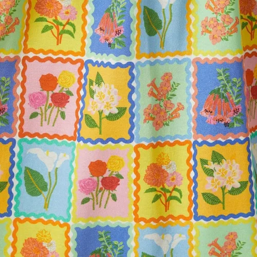 Vestido Malha Selo de Flor Fabula