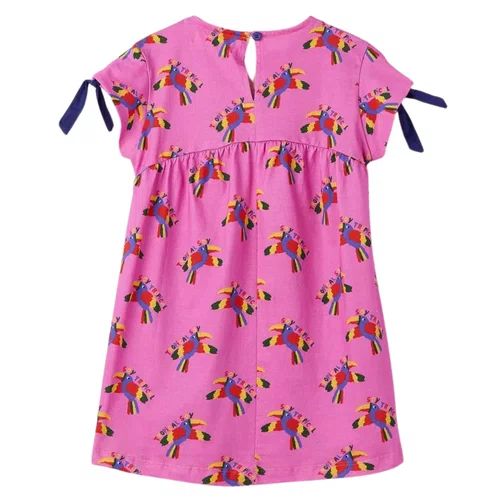Vestido Malha Soy Tropical Rosa Fabula