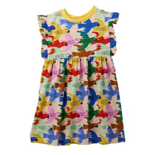 Vestido Malha Vôo Dos Pássaros Fábula
