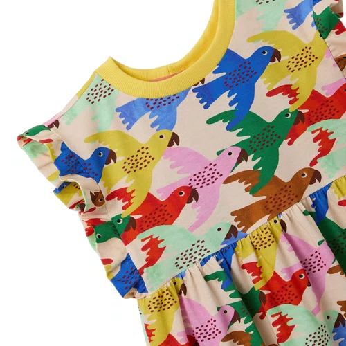 Vestido Malha Vôo Dos Pássaros Fábula