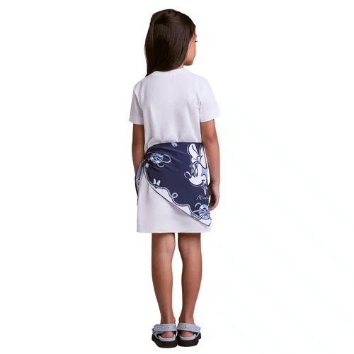 Vestido Navy com Lenço da Minnie Anime