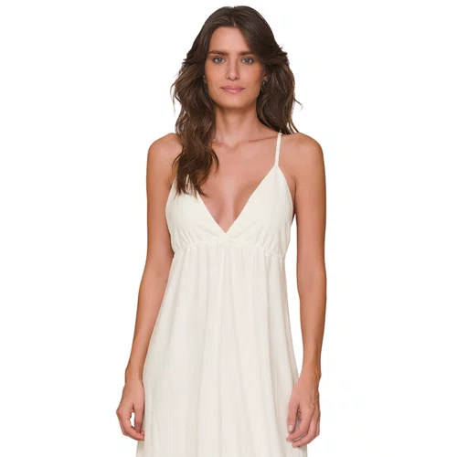 Vestido Ready To Go Off White Lua Lua