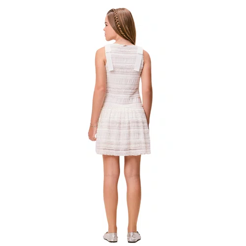 Vestido Renda Frufru com Laços Authoria